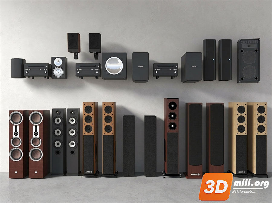 Audio tech 3D Models